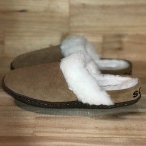 Sorel Womens Nakiska Slide II Slipp Camel